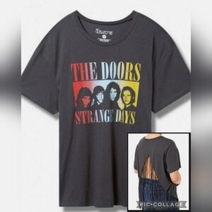 🆕️🎸THE DOORS RELAXED COTTON - FRINGE BACK TEE🎸